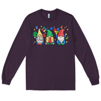 Plum autism gnome Long Sleeve Tee - MaliasSmallBusiness