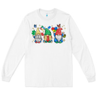 White autism gnome Long Sleeve Tee - MaliasSmallBusiness