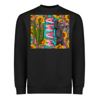 Black western mama with baby bear Heavyweight Sweatshirt - Artiststas