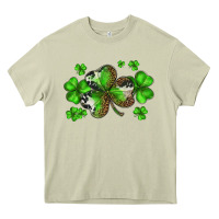 Mossy st. patricks day shamrocks Heavy Core Tee - BarkalooDesign