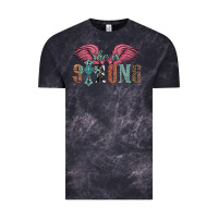 Cloud Black she is strong Vintage Tee - Artiststas
