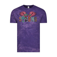 Cloud Purple she is strong Vintage Tee - Artiststas