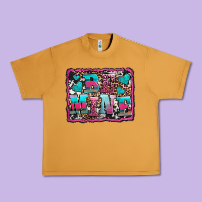 Be Mine Western Valentine's Day Urban Heavy Tee Designed By Adodesignshop