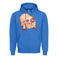 True Royal pig Zipper Hoodie - MaliasSmallBusiness