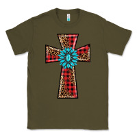 Army Green christmas cross Classic Tee - BarkalooDesign