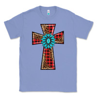 Colony Blue christmas cross Classic Tee - BarkalooDesign