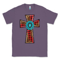 Lavender christmas cross Classic Tee - BarkalooDesign