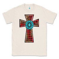 Natural christmas cross Classic Tee - BarkalooDesign