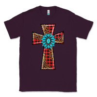 Plum christmas cross Classic Tee - BarkalooDesign