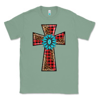 Sage christmas cross Classic Tee - BarkalooDesign