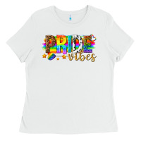 White pride vibes Ladies Tee - texasbilliewilder
