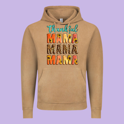 Thankful Mama Mama Mama Vintage Hoodie Designed By Artiststas