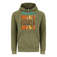 Vintage Olive Thankful mama mama mama Vintage Hoodie - Artiststas
