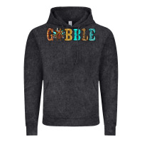 Vintage Black gobble thanksgiving turkey Vintage Hoodie - RanaPortraitStore