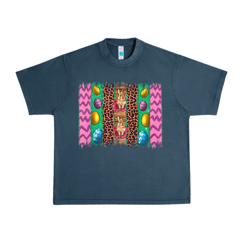 Easter Leopard Egg Bunny Brush Stroke Urban Heavy Tee by Artiststas | Teevron