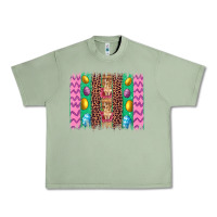 Oil Green easter leopard egg bunny brush stroke Urban Heavy Tee - Artiststas