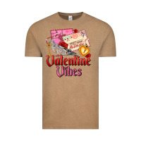 Vintage Coffee valentine vibes Vintage Tee - AdoDesignShop