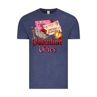 Vintage Denim valentine vibes Vintage Tee - AdoDesignShop