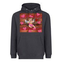 Smoke valentine's day cupid heart Heavyweight Hoodie - RanaPortraitStore