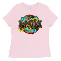 Bubblegum Pink western mom Ladies Tee - Zillion Design Studio