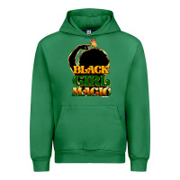 Emerald Black magic girl Urban Hoodie - HowdyJamesFarm