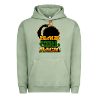Pigment Oil Green Black magic girl Urban Hoodie - HowdyJamesFarm