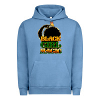 Pigment Pebble Blue Black magic girl Urban Hoodie - HowdyJamesFarm