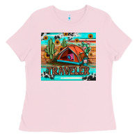 Bubblegum Pink traveler tumbler Ladies Tee - JahusDesignShop