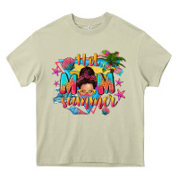 Mossy hot mom summer with messy bun Heavy Core Tee - texasbilliewilder