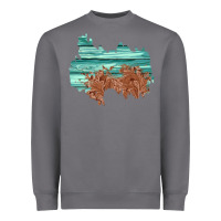 Storm wood leather patch Heavyweight Sweatshirt - AdoDesignShop