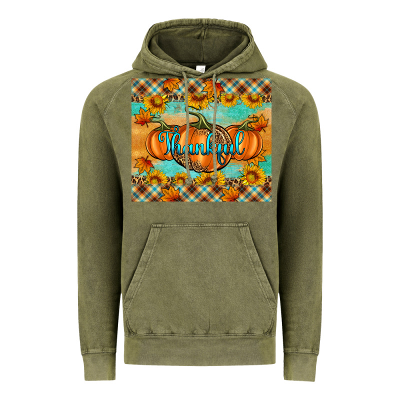 Thankful Pumpkins Vintage Hoodie by Artiststas | Teevron
