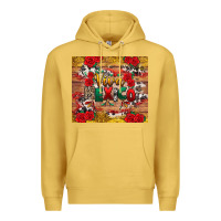 Antique Gold Viva Mexico Premium Hoodie - texasbilliewilder