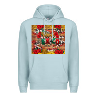Blue Mist Viva Mexico Premium Hoodie - texasbilliewilder