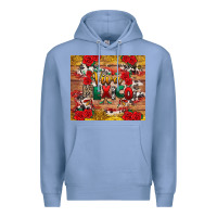 Colony Blue Viva Mexico Premium Hoodie - texasbilliewilder