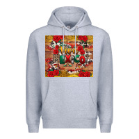 Heather Grey Viva Mexico Premium Hoodie - texasbilliewilder