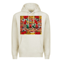 Oatmeal Heather Viva Mexico Premium Hoodie - texasbilliewilder