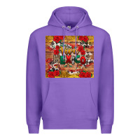 Purple Viva Mexico Premium Hoodie - texasbilliewilder