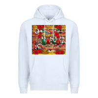 White Viva Mexico Premium Hoodie - texasbilliewilder