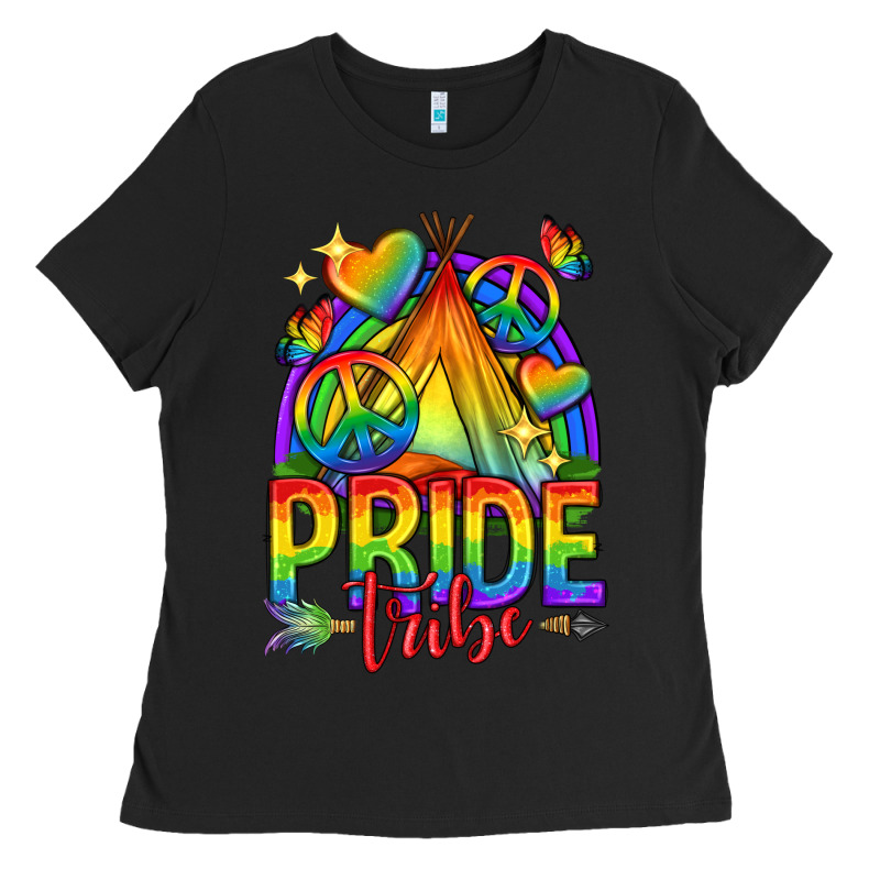 Pride Tribe Lgbtq Ladies Tee by texasbilliewilder | Teevron