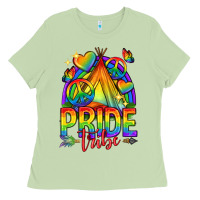 Matcha pride tribe lgbtq Ladies Tee - texasbilliewilder