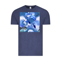 Vintage Denim dolphins Vintage Tee - BundleAndBundleShop