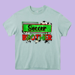 Soccer Brother Heavy Core Tee Designed By Zillion Design Studio