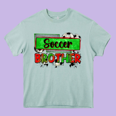 Soccer Brother Heavy Core Tee Designed By Zillion Design Studio