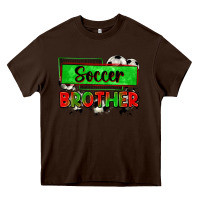 Chocolate Brown soccer brother Heavy Core Tee - Zillion Design Studio