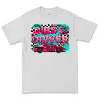 Dove Grey dibs on the driver background Premium Tee - AdoDesignShop