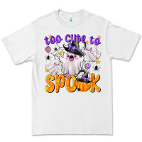 White Too Cute To Spook Premium Tee - texasbilliewilder