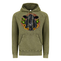 Vintage Olive black angus cactus sunflower Vintage Hoodie - JahusDesignShop
