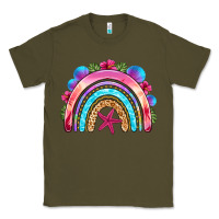 Army Green summer rainbow Classic Tee - NancyCooperArtShop