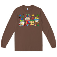 Chestnut autism awareness day coffee cups Long Sleeve Tee - MaliasSmallBusiness