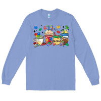 Colony Blue autism awareness day coffee cups Long Sleeve Tee - MaliasSmallBusiness